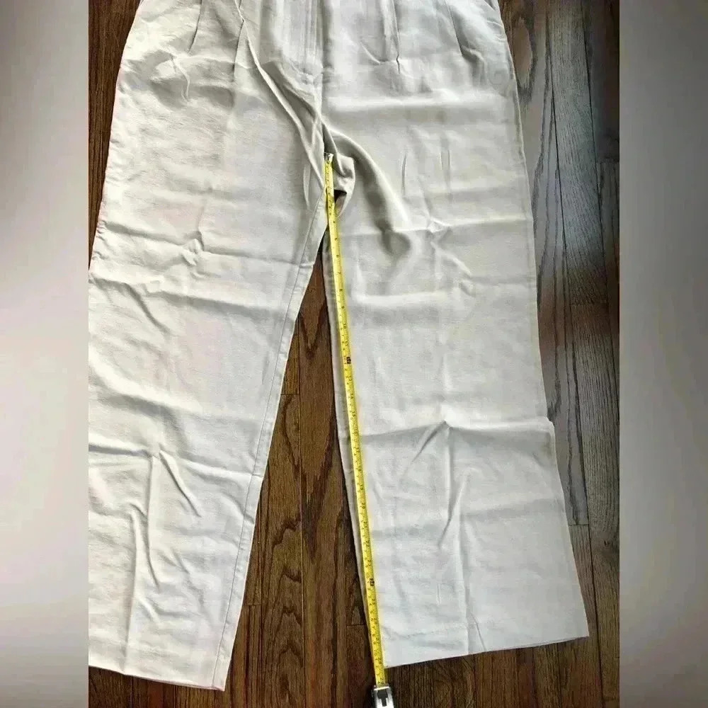 Jenni Kayne Women's 12 Jones Trousers in Tan - BRAND NEW W/TAGS! - Picture 9 of 14
